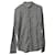 Autre Marque Ami Paris Striped Buttondown Shirt in Black Print Cotton  ref.776874