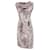 Vivienne Westwood Robe mi-longue imprimée à ourlet asymétrique en polyester multicolore  ref.776903