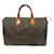Louis Vuitton Speedy 35 monogram Brown Leather  ref.776919