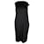 Jil Sander Bow-Detailed Sleeveless Dress in Black Cotton  ref.776926