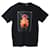 T-shirt G Givenchy con stampa fiamme in cotone nero  ref.776932