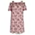 Autre Marque Boutique Moschino Schulterfreies Kleid aus Seide mit Blumenmuster  ref.776948