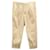 Ami Paris Pantalon kaki plissé coupe carotte en coton beige  ref.776949