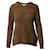 Diane Von Furstenberg Knitted Sweater in Brown Wool   ref.776954