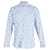 Camicia frontale con bottoni stampa navicella spaziale Gucci in cotone azzurro Blu Blu chiaro  ref.776997