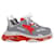 Balenciaga Clear Sole Triple S in Grey and Red Polyurethane  Multiple colors Plastic  ref.777012