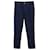 Brunello Cucinelli Pantalon traditionnel en velours côtelé en coton bleu marine  ref.777070