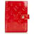 Louis Vuitton Red Vernis Agenda PM Rot Leder Lackleder  ref.777137