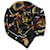 Hermès Hermes Black Les Clefs Silk Scarf Cloth  ref.777158