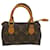 Louis Vuitton Mini Speedy Brown Cloth  ref.777531