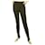 Dsquared2 Dsquared 2 Kaki Vert Logo Stirrup Leggings pantalon pantalon taille 42 Polyamide Vert foncé  ref.777575