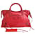 Balenciaga city Red Leather  ref.777849