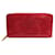Louis Vuitton Zippy Wallet Red Cloth  ref.777892