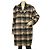 SET Urban Deluxe Cappotto al ginocchio a quadri beige blu taglia 40 GER, 44 IT