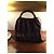 Borsa a mano Gucci Bamboo Padlock in pelle nera Nero - vista 2