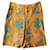 Miu Miu Jupe vintage en soie gaufrée Multicolore  ref.778285