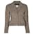 Chanel 2009 Veste / Blazer court en tweed Laine Polyamide Marron Beige  ref.778314