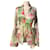 Roberto Cavalli 100% Silk blouse Pink Light green  ref.778320