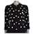 Chanel Cárdigan con adornos de lunares Negro Blanco Cachemira  ref.778324
