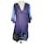 ANTIK BATIK DRESS DRESS BUTTERFLY SLEEVES TM OR 40/42 Prune Viscose  ref.778335