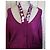 SONIA RYKIEL PULLOVER WESTE POP-KRAGEN GLASSTREIFEN T 42/46 Pink - Ansicht 5