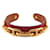 Hermès HERMES BRACELET MAILLONS CHAIN D'ANCRE T16 RED BOX LEATHER LEATHER BANGLE  ref.778580