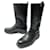 Hermès HERMES SHOES LODGE BOOTS 40.5 IT 41.5 FR IN BLACK LEATHER LEATHER BOOTS  ref.778644