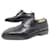 SAPATOS LOUIS VUITTON DERBY 7.5 41.5 Sapatos de couro preto  ref.778669