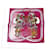 Hermès Sciarpa rosa con stampa Hermes Seta  ref.779000