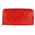 Portafoglio Zippy Louis Vuitton Rosso Pelle verniciata  ref.779436
