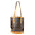 Louis Vuitton Bucket PM Brown Cloth  ref.779517