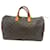 Louis Vuitton Speedy 40 monogram Brown Leather  ref.779588