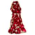 Max Mara Dress Red Silk  ref.779601