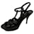 Sandalo Tribute Saint Laurent di colore nero Pelle  ref.779613