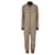 Bottega Veneta Long Sleeve Zipper Pocket Jumpsuit Beige Polyester  ref.779783