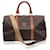 Céline Vintage Macadam Canvas Carry On Bag Duffel Duffle with Strap Brown Cloth  ref.779873