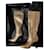 Saint Laurent Boots Golden Leather  ref.779948