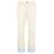 Bottega Veneta Cuffed Denim Pants White Cotton  ref.779974