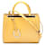 Fendi Petite 2Jours Elite Leather Tote Bag Yellow Pony-style calfskin  ref.780062