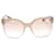 Prada Óculos de sol com tonalidade gradiente SPR 10R-F Bege Plástico  ref.780149