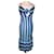 Jean Paul Gaultier GAULTIER DRESS DRESS COUTURE BAYADERE CHANGING NECKLINE CROSSED BACK T 38 Prune Cotton  ref.780190