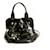 Blumarine Black Patent Leather lined Handles B Charm Small Handbag Pouch Bag  ref.780466