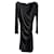 Lk Bennett Vestido viscosa negro drapeado