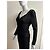 Lk Bennett Vestido viscosa negro drapeado - vista 10