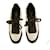 HOGAN Chaussures basses en daim blanc et marron Baskets Baskets chaussures pointure 39 Cuir Noir  ref.780580
