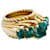 inconnue Vintage yellow gold ring, Emeralds.  ref.780728