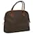 Céline CELINE Macadam Canvas Shoulder Bag PVC Leather Brown Auth 35442  ref.780776