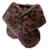 Sciarpa in pelliccia di visone Louis Vuitton Marrone  ref.780983