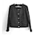 Chanel Pre-Fall 2021 Veste matelassée à logo CC Soie Laine Noir  ref.781879