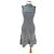 Autre Marque NIKKIE Elastisches gestreiftes Kleid Schwarz Weiß